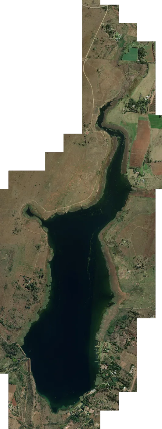 Satellite map of Boskop Dam