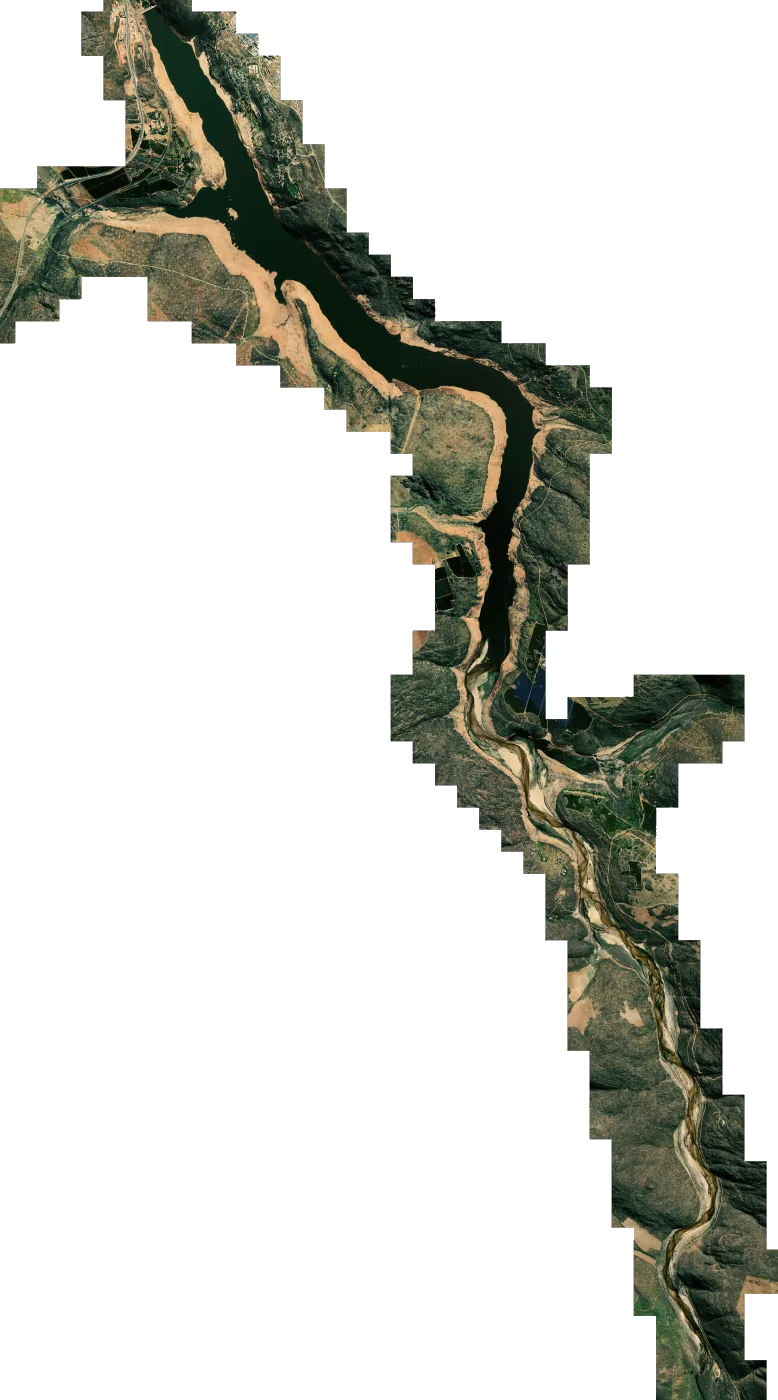 Satellite map of Clanwilliam Dam