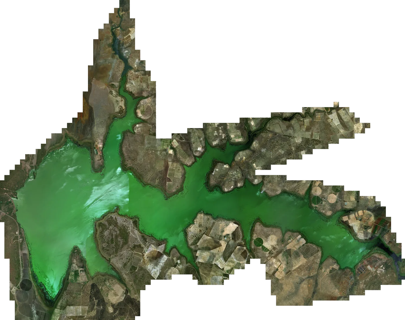 Satellite map of Darwendale Dam