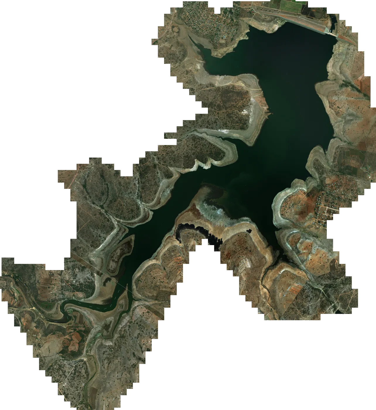Satellite map of Driekoppies Dam