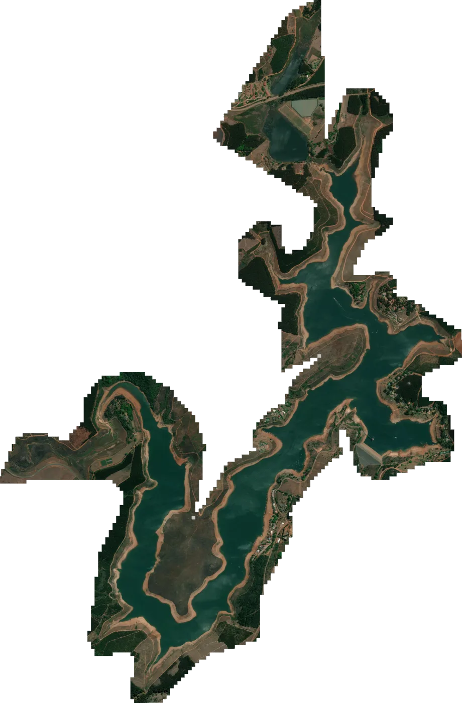 Satellite map of Ebenezer Dam