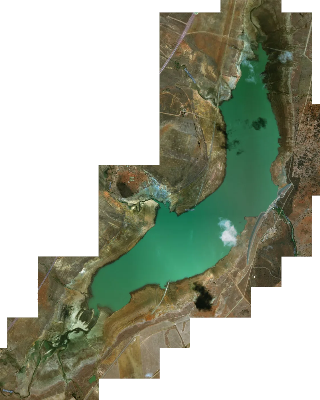 Satellite map of Kwena Dam