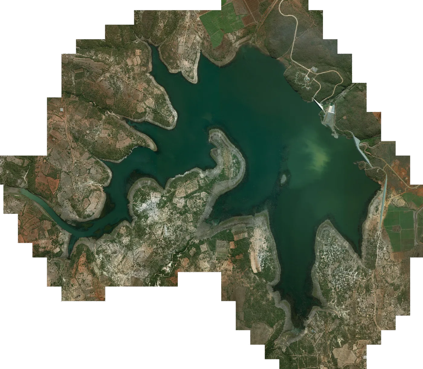 Satellite map of Lusip Dam