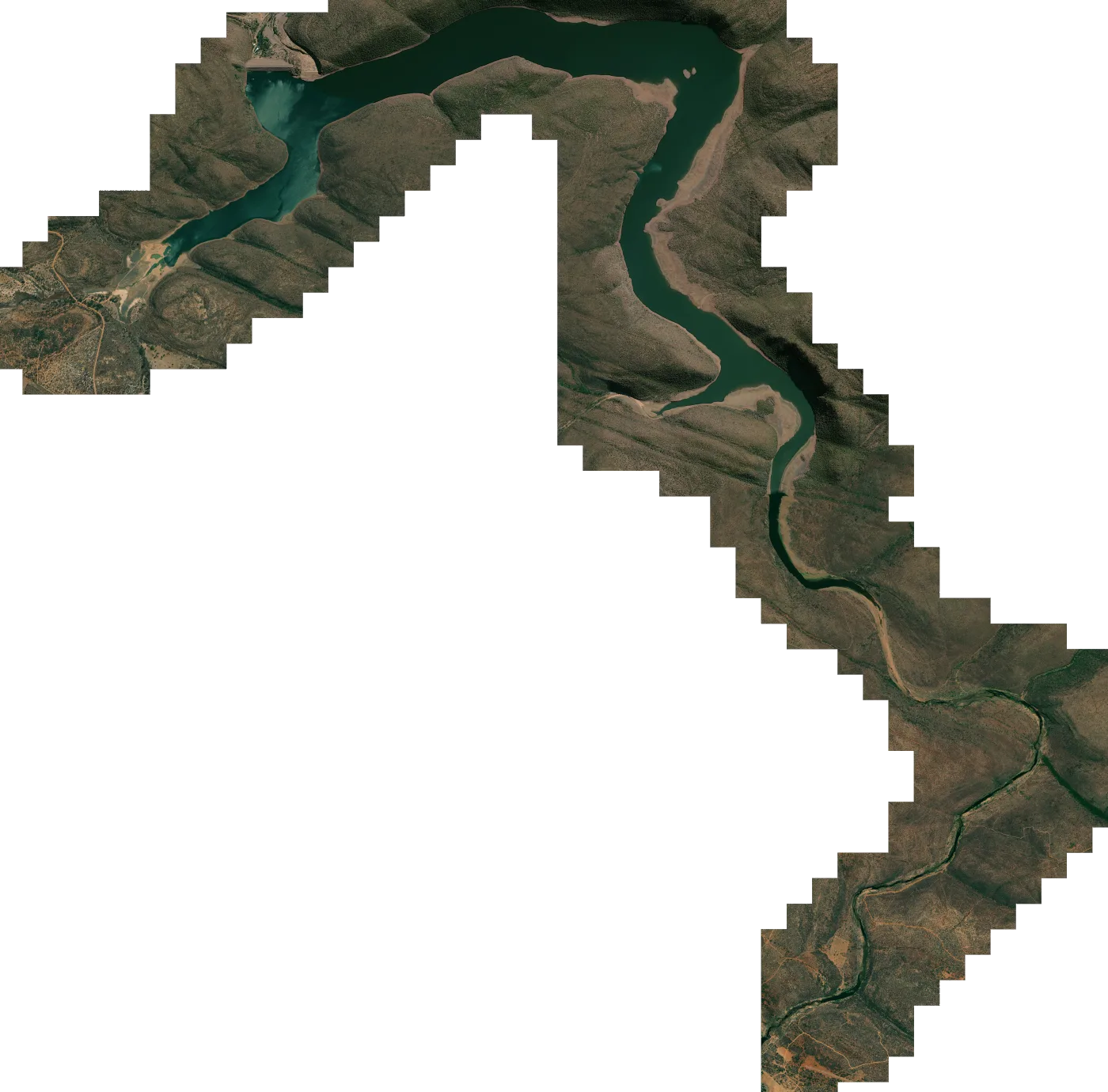 Satellite map of Mokolo Dam