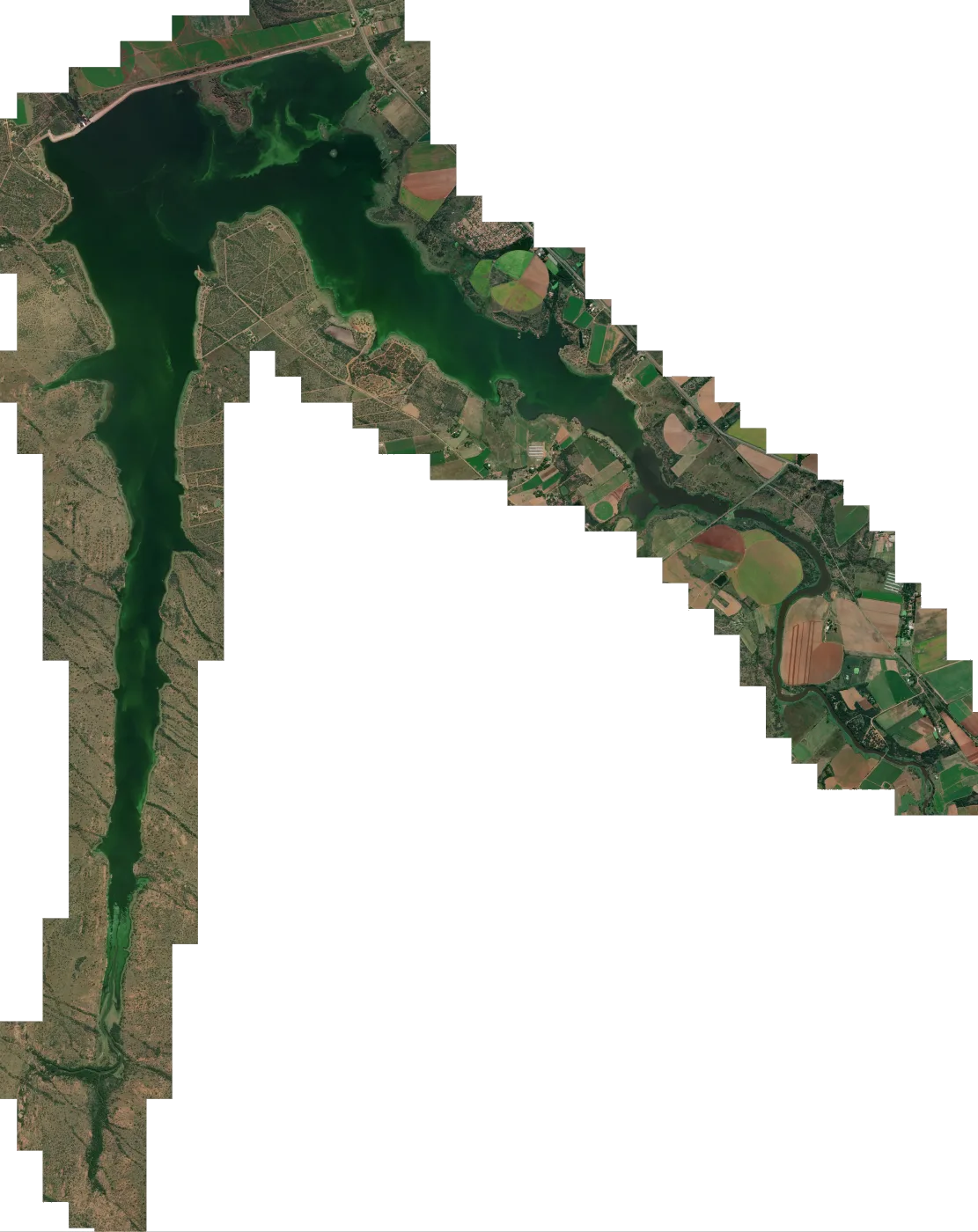 Satellite map of Roodekoppies Dam