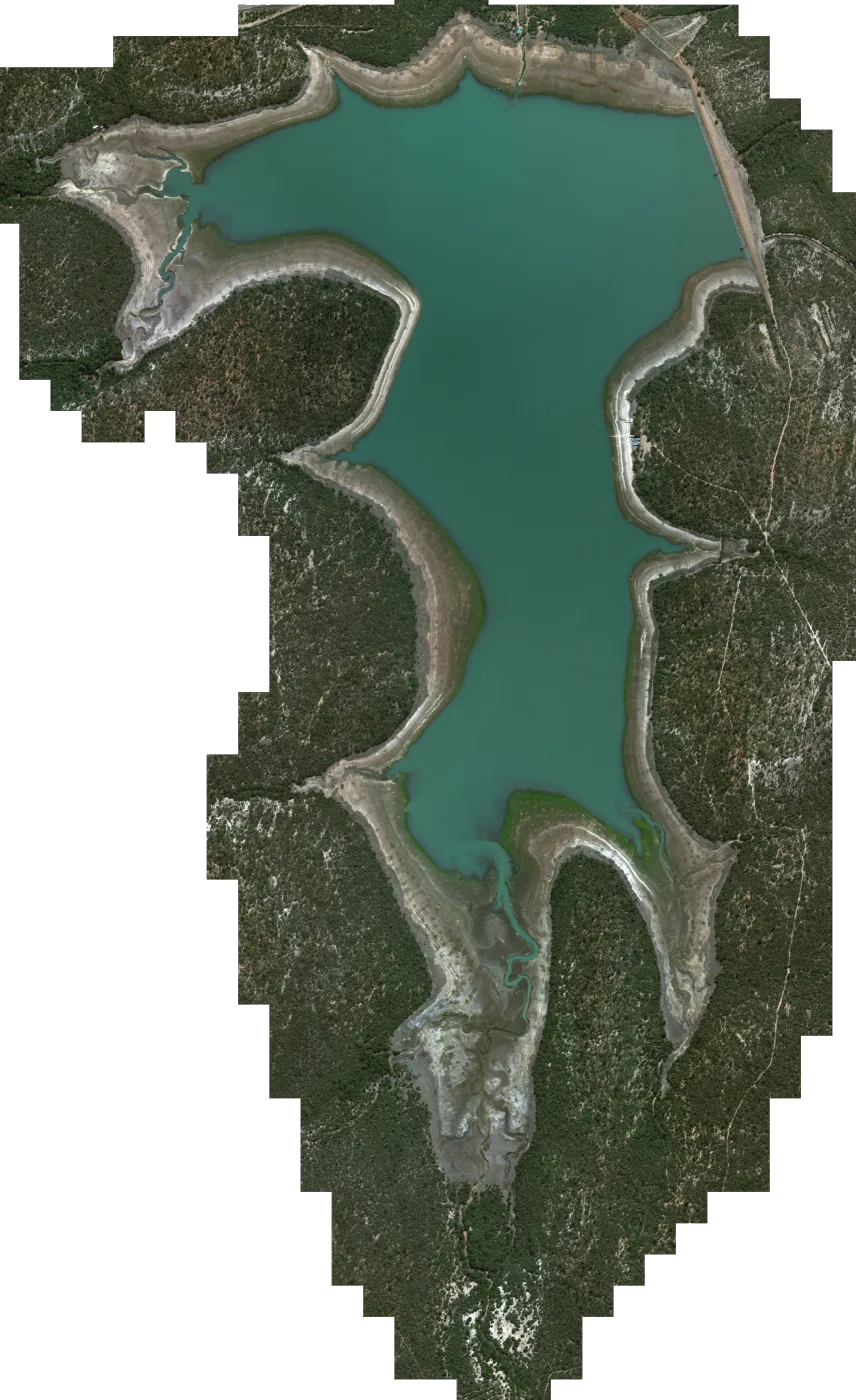 Satellite map of Sand River