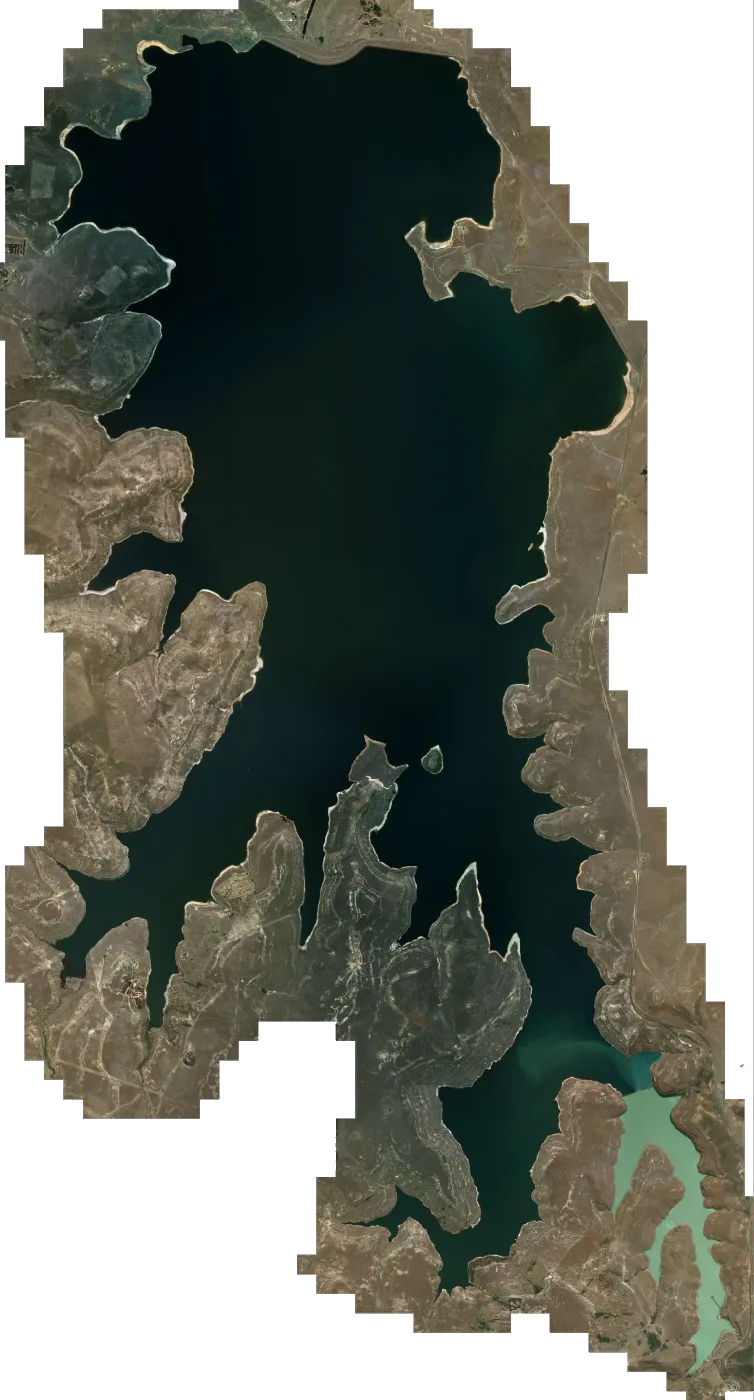 Satellite map of Sterkfontein Dam