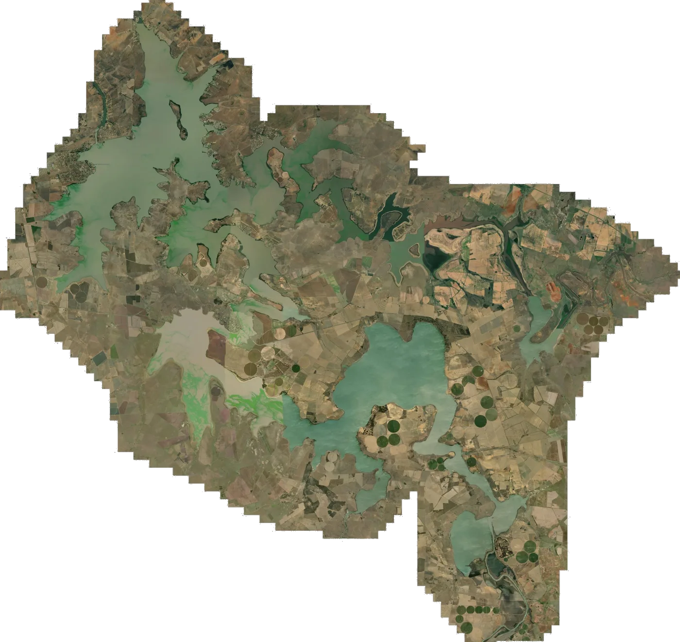 Satellite map of Vaal Dam