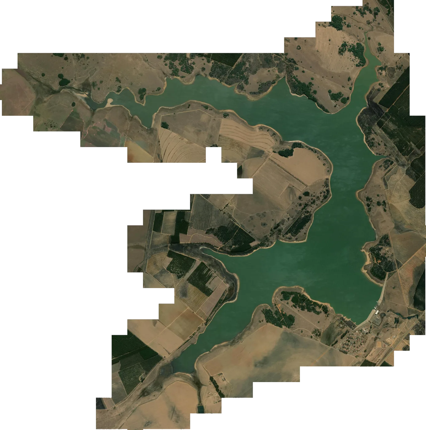 Satellite map of Westoe Dam