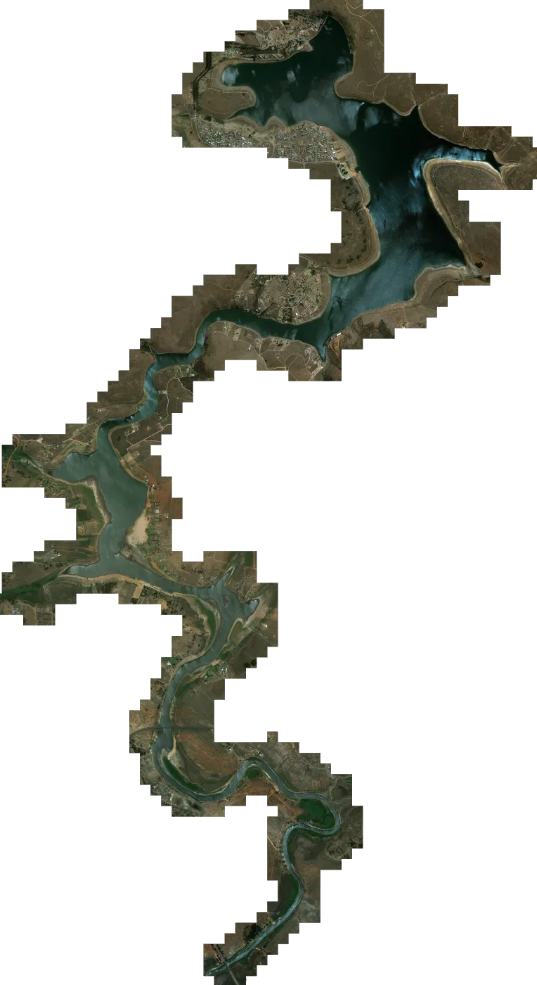 Satellite map of Witbank Dam